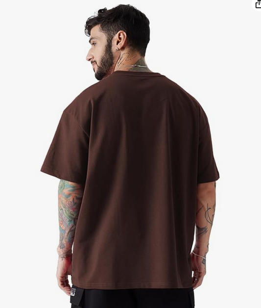 ROAR Oversized T-Shirt – Brown